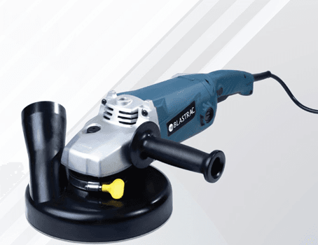 Handheld concrete grinder for edges and corners